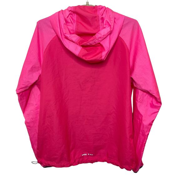 UA Under Armour Women’s Qualifier Woven Jacket Pink Lightweight Running Size M - Picture 4 of 9